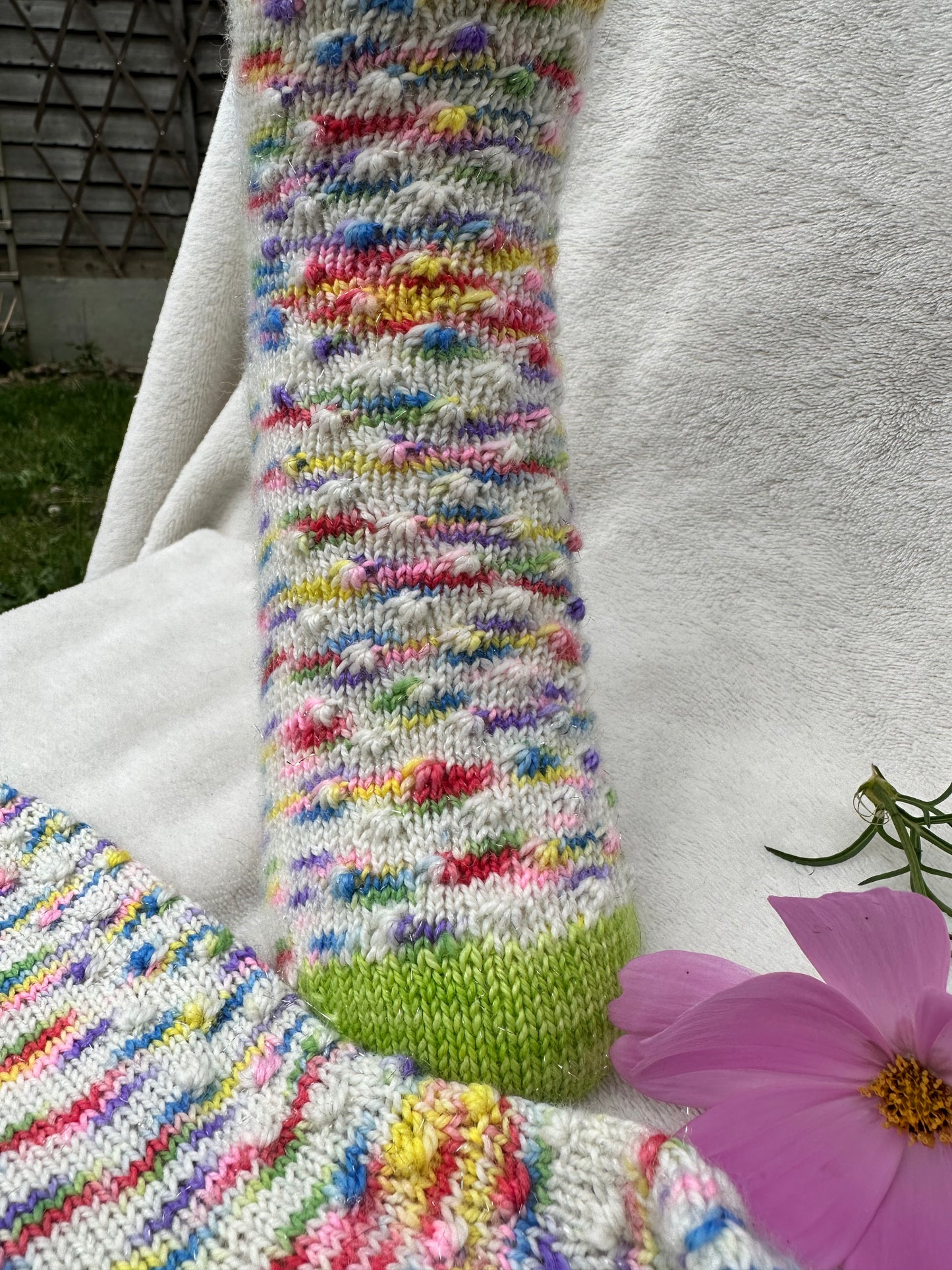 Wildflower Sparkly Socks